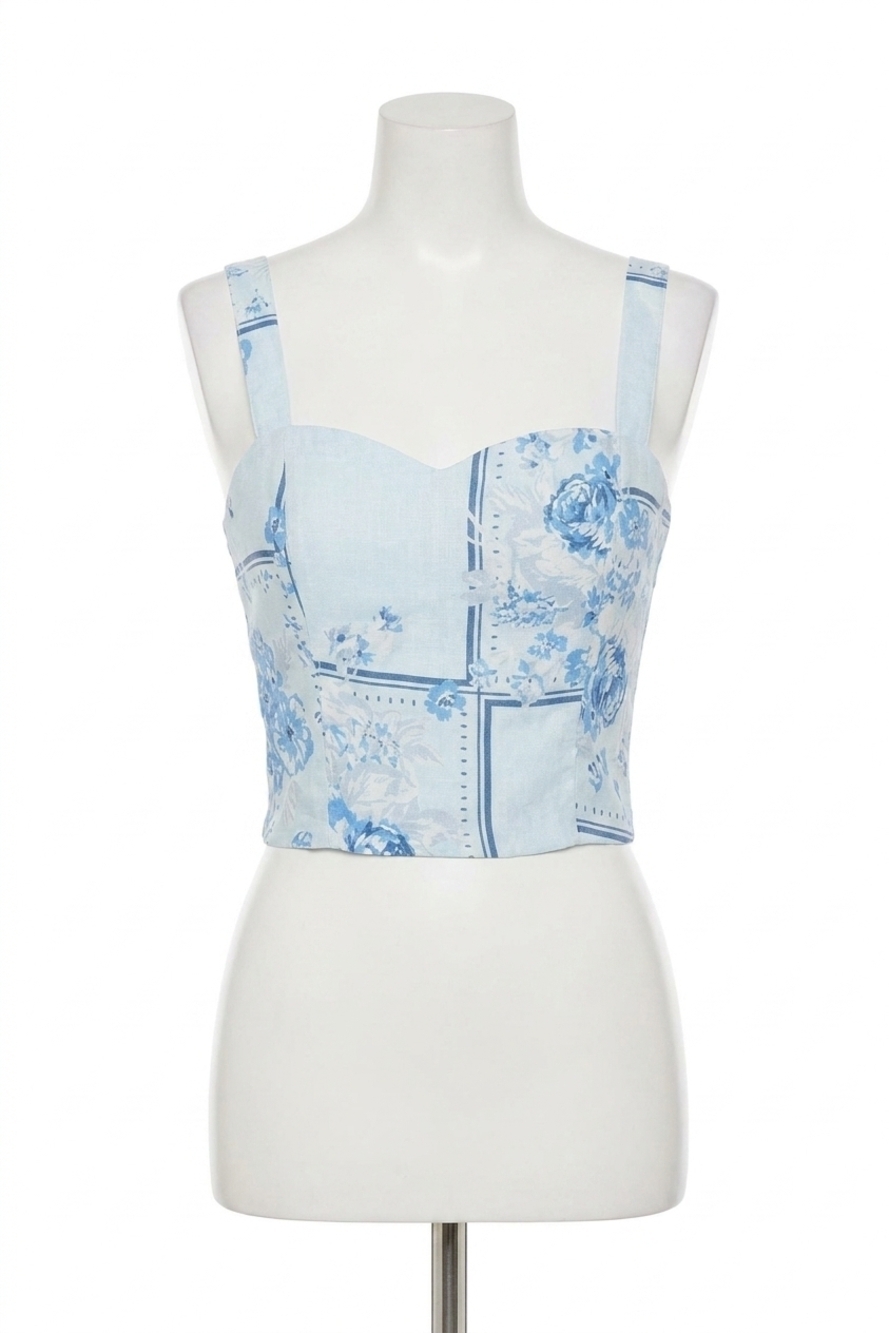 NEW FAVORITE DAUGHTER there for you top in floral scarf